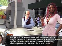 Deze roodharige hoer is naakt en krijgt beffen op het werk in photo hunt hentai