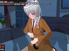 Uncensored Anime Tessa Handjob with Creampie Support, Wow!