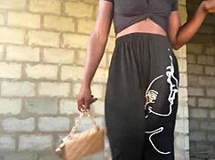 Crazy Bitch Rips Clothes in Intense Striptease