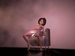 Aunt Cass, why double dildo in this parody clip?