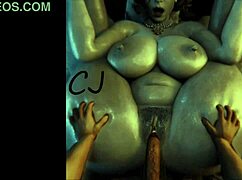 alcina dimitrescu from resident evil pounded by a black stud