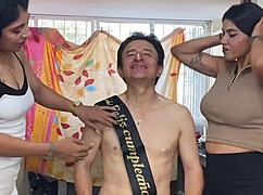 Perverted Stepmother Taking Hard Pounding In Her Pussy From Stepsons Cock With Deepthroat.