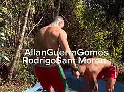 Meus Alunos Veio Me Ajudar A Arrumar O Tatame Para Treinar Na Minha Chácara