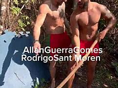 Meus Alunos Veio Me Ajudar A Arrumar O Tatame Para Treinar Na Minha Chácara