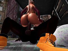 Black man pounds Asian woman cop hard in van