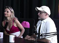 Does He Take Viagra? Aline And Flávio Discuss Quick Men In Sheer Red!