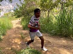 What's with these gay military guys banging outdoors in the wild?