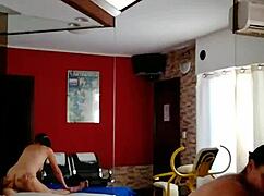 Young Stranger Fucks My Wife Hard for Money