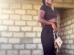 Crazy Bitch Rips Clothes in Intense Striptease