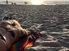 MILF GETS ASS FUCKED on PUBLIC BEACH in front of EVERYONE