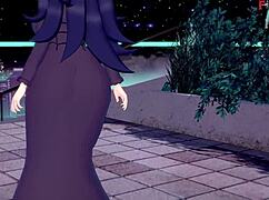 Треньор Hex Maniac се чука диво в класа