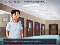 In summertime saga 167, characters embark on new adventures in a cartoon game world