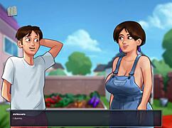 In summertime saga 167, characters embark on new adventures in a cartoon game world