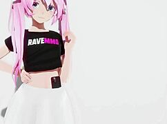 bratty anime girl gets owned by huge black cock in 3d.