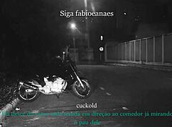 Naughty Milf Flashes Skirt Outdoors for Cuckold Thrill