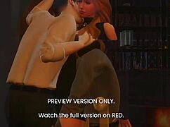 Dinner date in 3D hentai, wanna see this naughty preview?