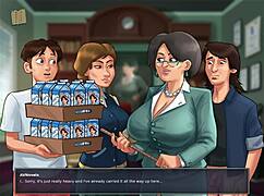 In summertime saga 167, characters embark on new adventures in a cartoon game world