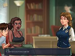 In summertime saga 167, characters embark on new adventures in a cartoon game world