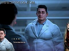 Gamer girl in see-through bra PLAYING a porn game in Apocalust 9