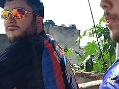 Tbt comendo o novinho na laje com todo mundo da quebrada vendo - me chame para sua laje feat dorn tags cruising ao ar livre quintal