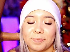 this blonde colombian babe loves filling her mouth with cocks every day