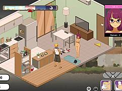 Cheating big boobs wife in hentai game! 😜 Handyman Legend part 2 gets steamy!