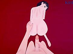 suguha kirigaya gets intense in sword art online hentai scene