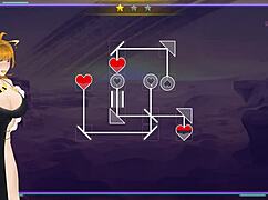 Milf Hunter 6: Saturn on Table Getting Horny in Hentai Anime Cartoon Game