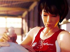 3D Hentai Athlete Screwed Hard by Coach in Tight Clothes, Big Boobs and Ass Exploding!