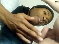 Juicy Black Cock Slides into Daddy