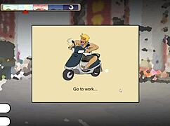 Cheating big boobs wife in hentai game! 😜 Handyman Legend part 2 gets steamy!