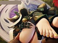 Geil drauf, sexy 3D-Schlampen mit großen Titten und Ärschen ficken leidenschaftlich