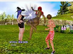 Bunny zombie in heat on breeding island! 🐰🔥