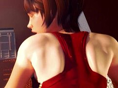 3D Hentai Athlete Screwed Hard by Coach in Tight Clothes, Big Boobs and Ass Exploding!