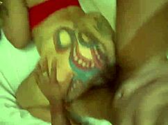 mamada de bola turns into rough head and ass fucking...