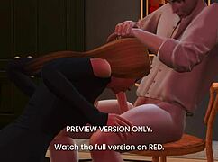 Dinner date in 3D hentai, wanna see this naughty preview?