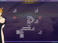 Milf Hunter 6: Saturn on Table Getting Horny in Hentai Anime Cartoon Game