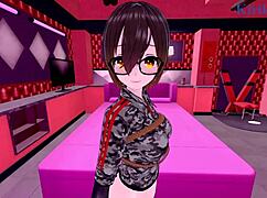 Kazama Iroha og Roboco-san, lad os have intens POV hentai sex nu!