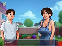 In summertime saga 167, characters embark on new adventures in a cartoon game world