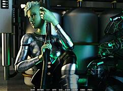 in the unending void, she desires fertilization through intense sex with a curvy character