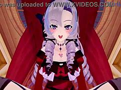 hyakumantenbara salome gets intense sex in nijisanji vtuber hentai