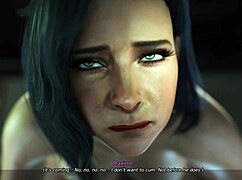 हॉट 3D मिल्फ मुझे चूसती है जबकि अपने मैन को धोखा देती है