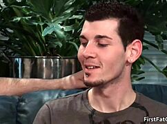 Aiden blue sucks monster cock in first gay video 😜