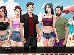 Bold Anime Action with Muff Diving in Red String Part 46