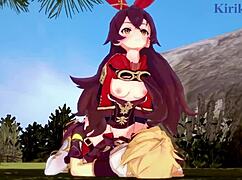 Amber og Fischl med Amy og Aether i vill 3D hentai. Intens 18+ 18+ creampie-sex i Genshin Impact anime.