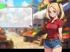 Awal keren dengan pramugari berambut merah di gameplay Honeysun.