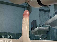 Video 96 Shows Horny Hentai Girl in Anal Creampie Action