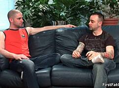 Aiden blue sucks monster cock in first gay video 😜