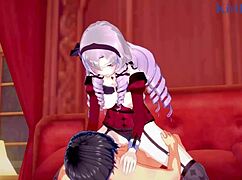hyakumantenbara salome gets intense sex in nijisanji vtuber hentai