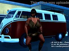 Sims 4 Back To The Future Parody With Big Tits Blowjob